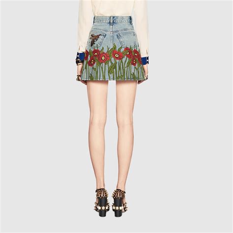 gucci girls skirt|Gucci skirt denim.